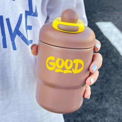 여행사 500ml 휴대용 하이 뷰티 커피 단열 컵