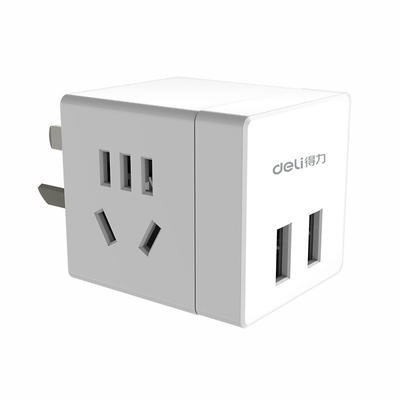 작은 무선 소켓 2 홀과 2 USB 포트 지능 변환기 고객의 로고