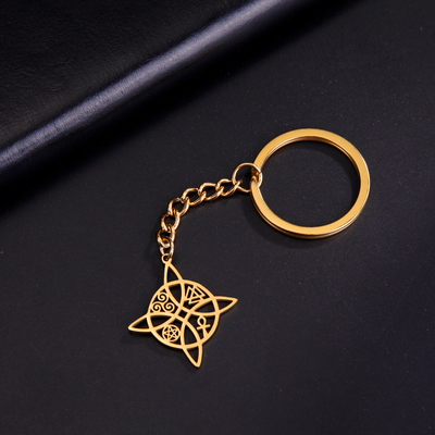 스테인레스 스틸 키 체인 선물 세트 2024 어머니 날 마녀/노트 아크릴 2cm*15cm