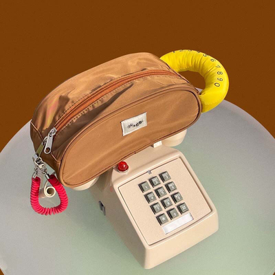 로고 메이크업 가방 물질 나일론 색상 대조 저장 가방 직원 선물