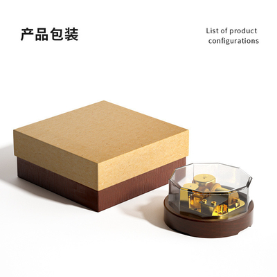 특별 한 &quot;감사 합니다&quot; 선물 책상 제품 을 위한 투명 한 Walnut Octopus Box