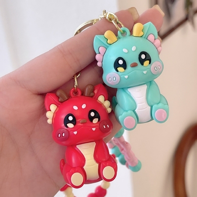 3.5cm*5cm PVC 드래곤 키 체인