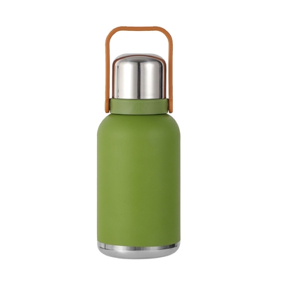 활동 휴대용 316 스테인레스 스틸 물병 1200ml 단열 된 굽은 차 냄비