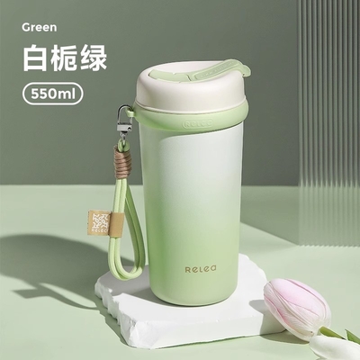 1 컬러 그래픽 인쇄 빨대 단열 컵 높은 미적 가치 휴대용 커피 컵