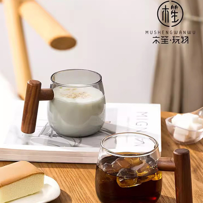 자외선 인쇄 기술 유리 미국 커피 컵 선물용 미니멀리즘 사무실 물 컵