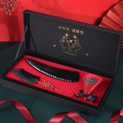창의적 기념품용 사무실 제품 실용적 선물 상자 및 뿔 빗