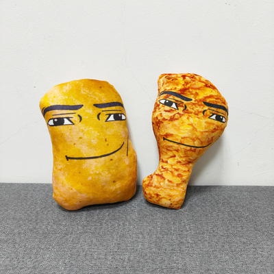 다른 노래 치킨 블록 치킨 다리 표현 팩 장난감 게임 플러시 인형 장난감