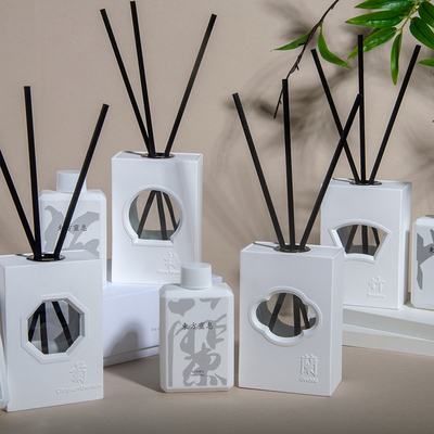 정원 중국 창문 홀 시리즈 아로마 테라피 세트 메일란 Bambu Chrysanthemum Jar