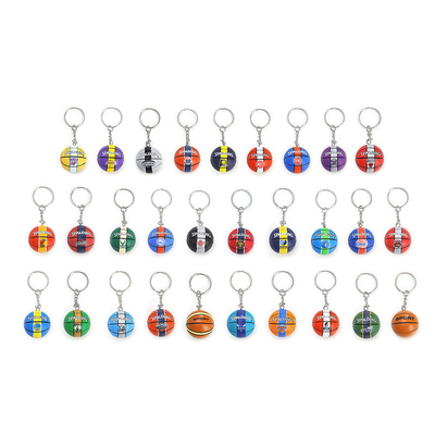 스포츠 미팅 활동 선물 실리콘 미니 농구 축구 배구 키chain Pendant