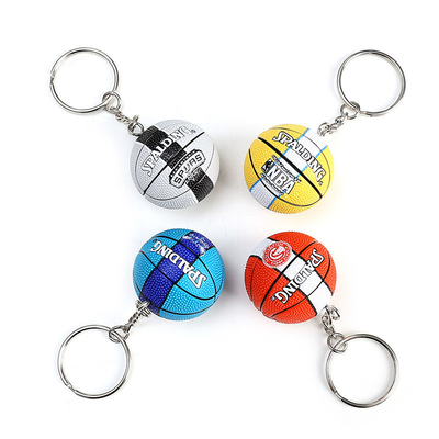 스포츠 미팅 활동 선물 실리콘 미니 농구 축구 배구 키chain Pendant