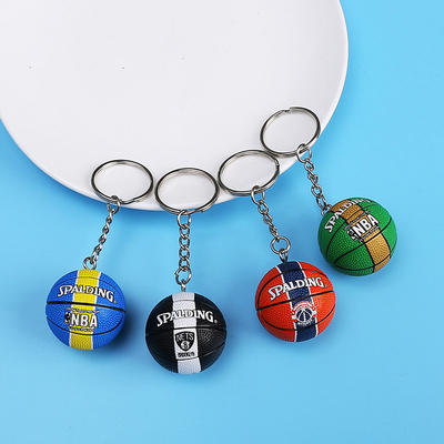 스포츠 미팅 활동 선물 실리콘 미니 농구 축구 배구 키chain Pendant