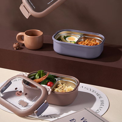 스테인레스 스틸 소금 점심 상자 어린이 날 선물 2 컬러 그래픽 인쇄