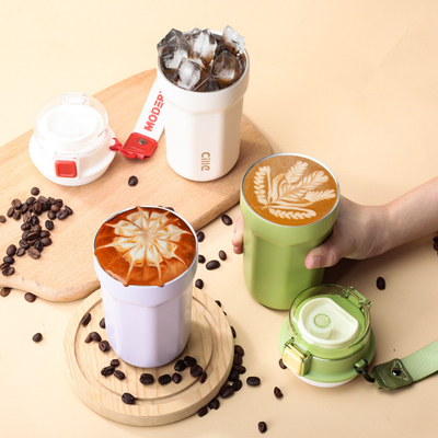 휴대용 대용량 인터넷 유명인컵 1색 그래픽 400ml 물컵