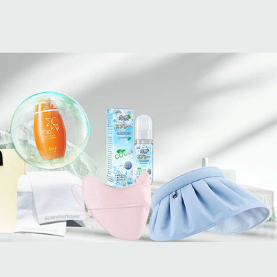 여름 자외선 차단제 복합 세트 직원 혜택 선물 선택 냉각 수건
