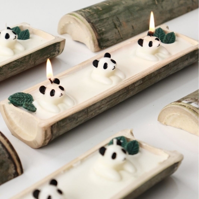 호텔 및 리조트 손님들을 위한 맞춤형 Bambu Candle Good Night Panda Aromatherapy