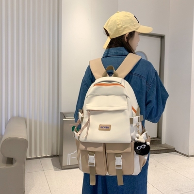 컬러 차단 트렌드 대형 용량 배낭 호텔 및 리조트용 이상적인 신품 선물