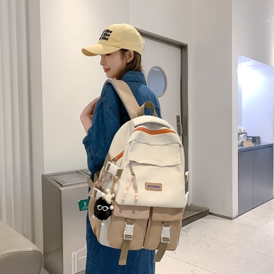 컬러 차단 트렌드 대형 용량 배낭 호텔 및 리조트용 이상적인 신품 선물