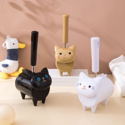고양이 드럼 휴대용 헤어 스티커 세트 1 컬러 프린팅으로 비즈니스 기워워프가 간편해졌습니다.