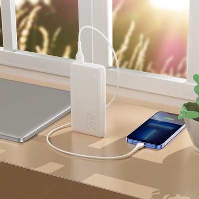 오피스 기프트 필수품 10000mAh 파워 뱅크 LED 라이트 디스플레이와 빠른 충전