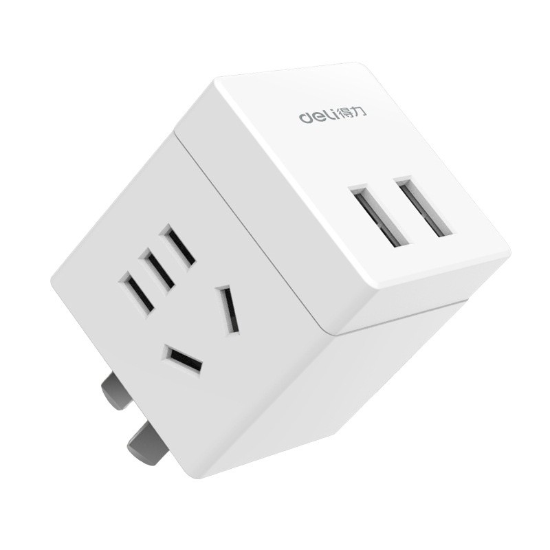 작은 무선 소켓 2 홀과 2 USB 포트 지능 변환기 고객의 로고
