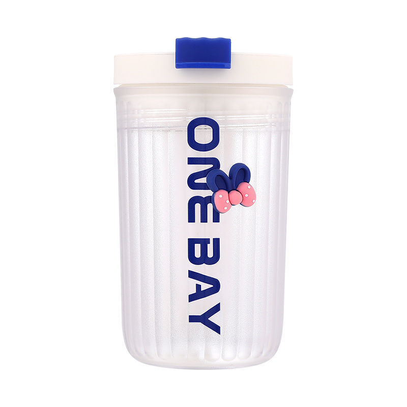 500ml 휴대용 커피 컵 높은 미적 차 파티션 오피스 제품용 플라스틱 컵