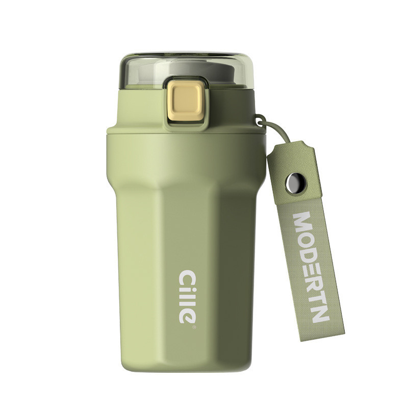 휴대용 대용량 인터넷 유명인컵 1색 그래픽 400ml 물컵