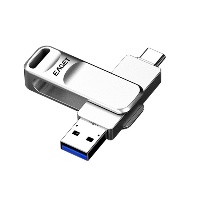 C형 USB3.0 듀얼 인터페이스 USB 드라이브 회전 설계 다목적 자동차 장착